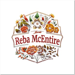 Reba McEntire Flower Vintage Posters and Art